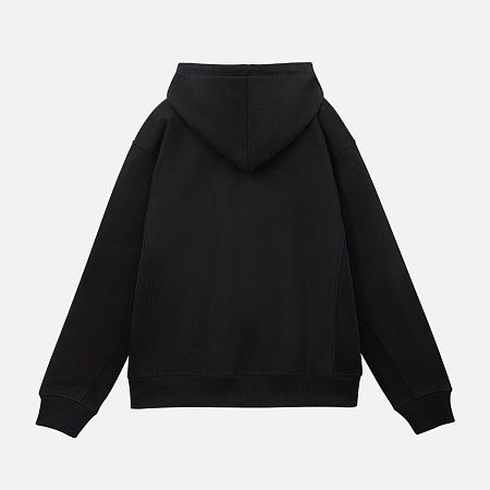 Худи релакс унисекс Адвенче (Adventure), черный, размер XS/S