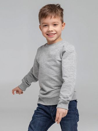 Свитшот детский Toima Kids 2.0, серый меланж, размер 6 лет (106-116 см)