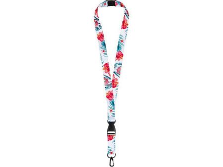 Ланъярд под сублимацию с карабином, межуровневым замком и замком обрыва, 2 см