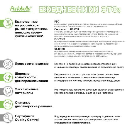 Ежедневник Spark mini A6 недатированный, синий