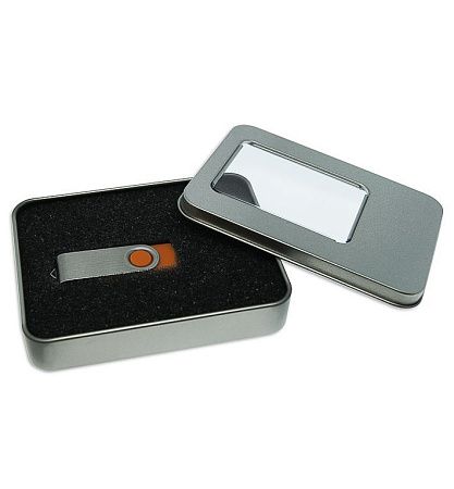 Футляр для флеш накопителя металлический