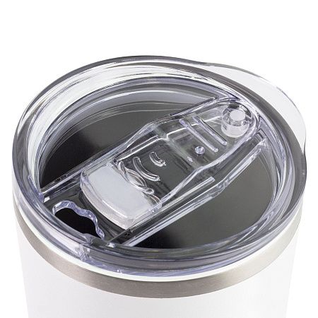 Термокружка вакуумная с керамическим покрытием Arctic, белый/синий