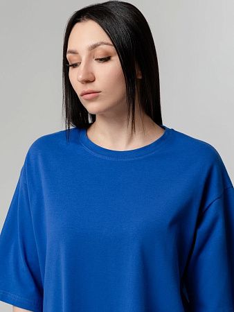 Футболка унисекс оверсайз Street Vibes, ярко-синяя, размер XS/S