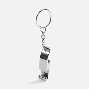 Брелок-подставка с открывалкой Virke, серебристый