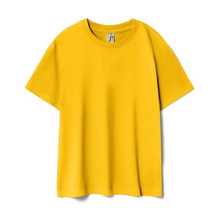 Футболка детская Regent Kids 150, желтая, размер 6 лет (106-116 см)