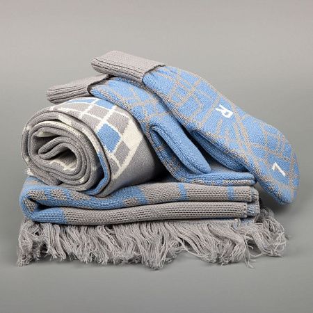 Палантин с бахромой на заказ Rinn Fint, полушерсть