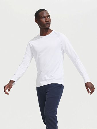 Футболка с длинным рукавом Sporty LSL Men, черная, размер S