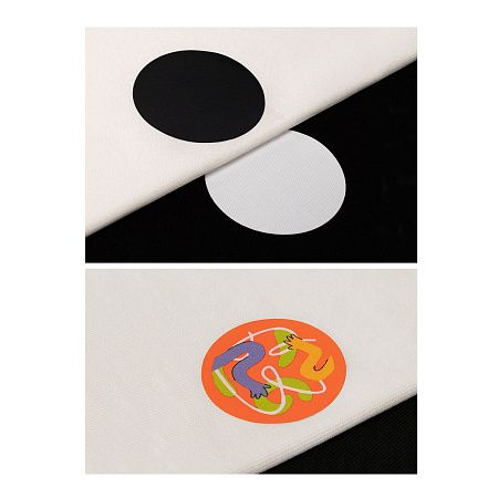 Футболка унисекс KRIS, 150 гр., черная