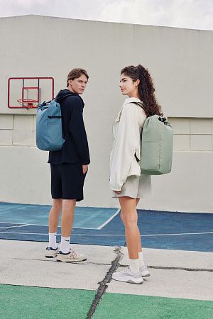 Антикражный рюкзак Urban Roll-top, голубой