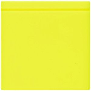 Лейбл из ПВХ Kare, желтый неон