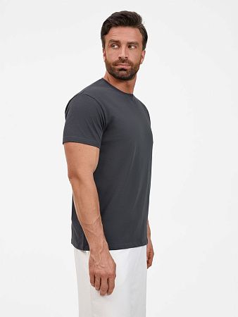 Футболка унисекс T-Bolka 200, темно-серая (графит), размер S