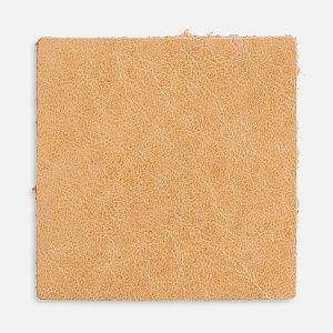 Лейбл кожаный Pasek, L, бежевый