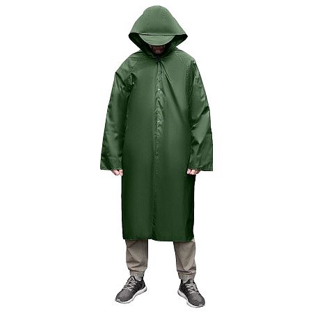 Дождевик Oxford, унисекс, материал полиэстер с пропиткой, размер XL-XXL, темно-зеленый