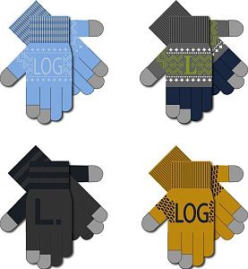 Сенсорные перчатки на заказ Guanti Tok, акрил, размер S/M