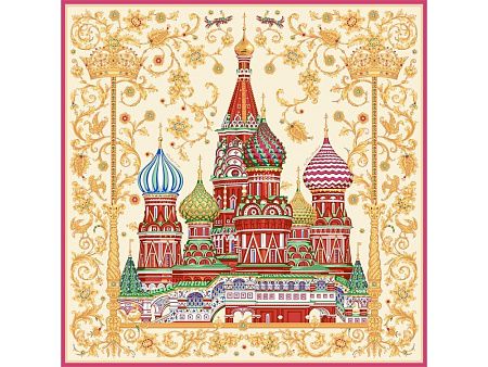 Платок «Собор Василия Блаженного»