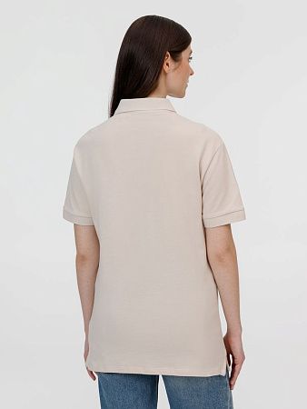 Рубашка поло унисекс Pacific, бежевая (льняная), размер XXL