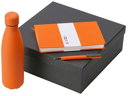 Подарочный набор «COLOR IT» c блокнотом, ручкой и термобутылкой