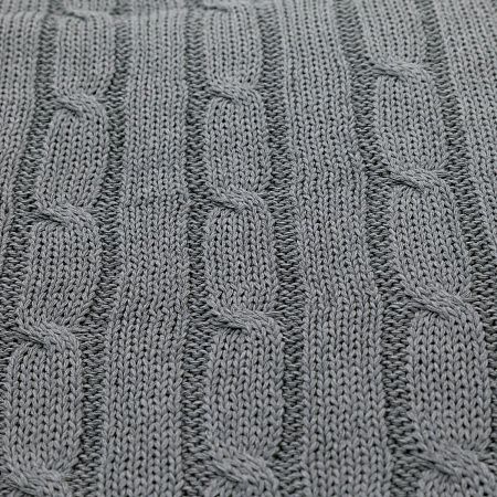 Плед Fado вязаный, серый (без подарочной коробки)