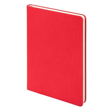 Ежедневник Flexy Happy Line А5, красный, недатированный, в гибкой обложке
