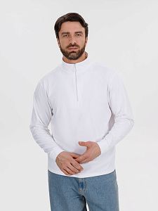 Свитшот на молнии Morfiss, белый, размер XL/2XL