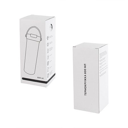 Термокружка "Pinta" 600 мл, покрытие пудра