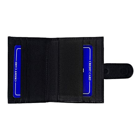Держатель банковских карт Leather Road, чёрный