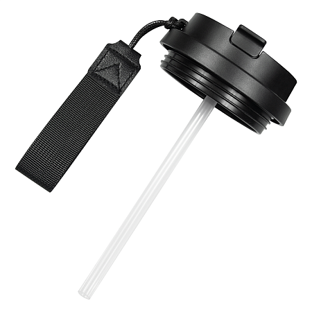 Термокружка Cosmostar металлическая, 550 мл, черная с серебром в тубусе