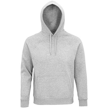 Толстовка унисекс Stellar, серый меланж, размер M