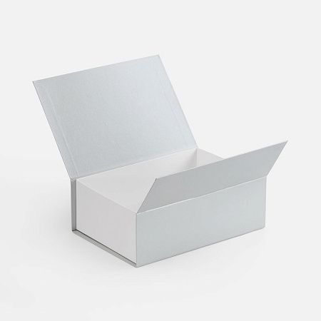 Коробка Bicolor Case, белая с серым