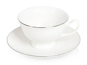 Чайная пара «Preston», цвет: белый