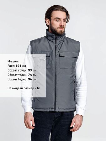 Жилет мужской Stockholm, серый, размер S