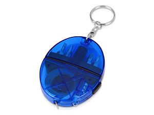 Брелок-рулетка «Кристалл», 1м, цвет: синий