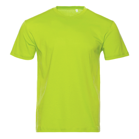 Футболка унисекс STAN, хлопок 150, 51, Лаймовый,  (18)  (52/XL)