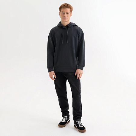 Худи с капюшоном, унисекс ALEX антрацит, размер S