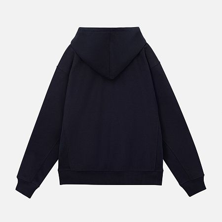 Худи релакс унисекс ADVENTURE, темно-синий, размер XS/S