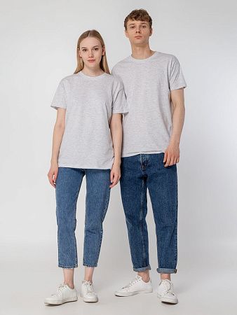 Футболка унисекс Regent 150, светло-серый меланж, размер XXS