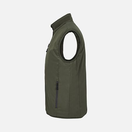 Жилет софтшелл унисекс Falcon BW, темный хаки, размер 3XL