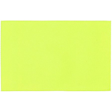 Лейбл тканевый Epsilon, XL, желтый неон