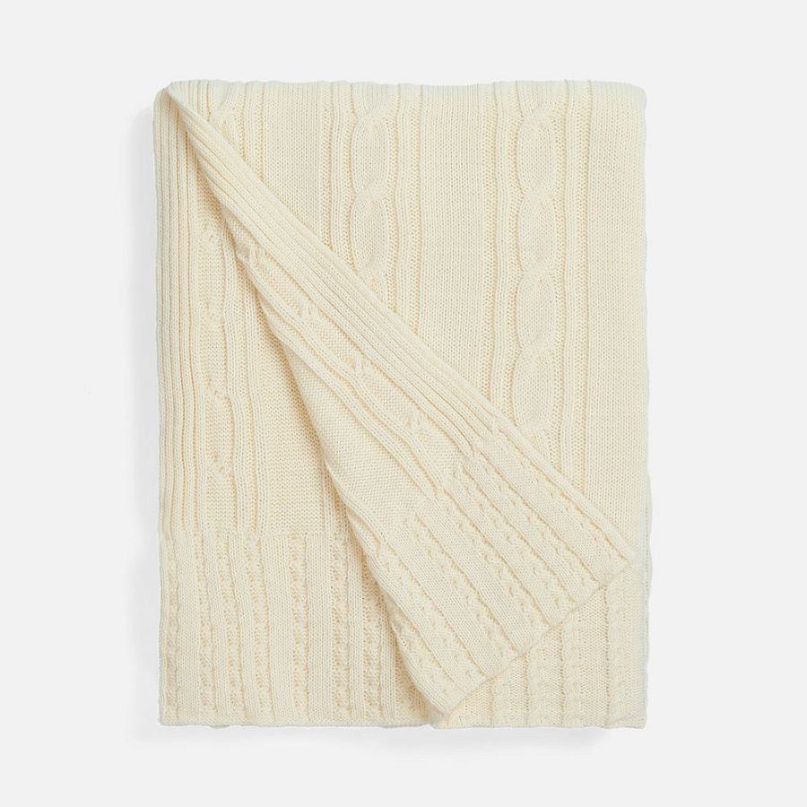 Плед Remitti, белый (молочный)