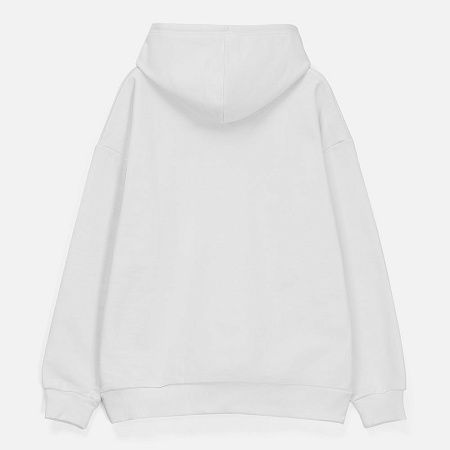 Худи унисекс оверсайз Daylero, белое, размер XS/S