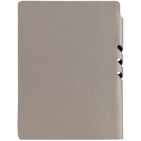 Ежедневник Flexpen, недатированный, серебристо-красный