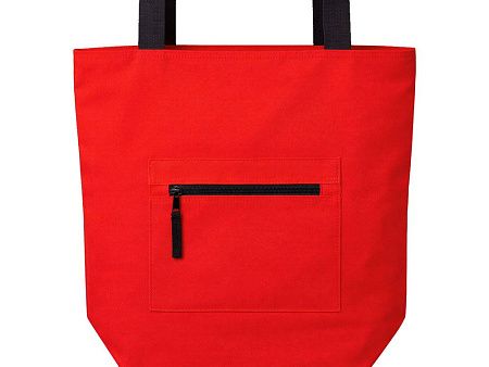 Сумка на молнии Zipper Neo из хлопка 280 г c карманом на молнии спереди