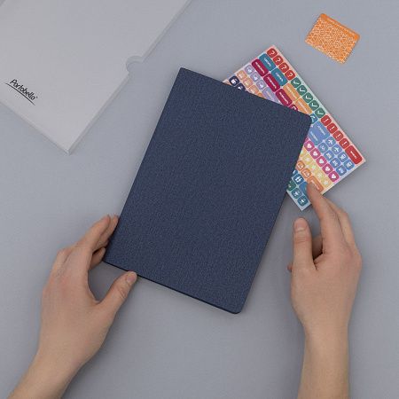 Ежедневник Tweed недатированный, синий