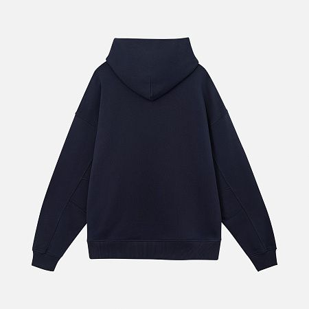 Худи оверсайз унисекс FUSION, темно-синий