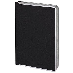 Ежедневник Frame Metal, недатированный, черный