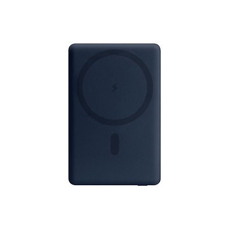 Внешний аккумулятор Атлантис (Atlantis) PD 5000mAh с функцией беспроводной зарядки 15W, синий