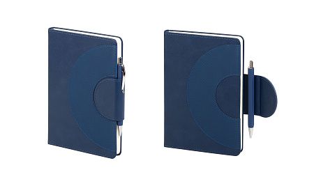 Ежедневник недатированный "Сицилия", формат А5, черный