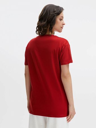 Футболка унисекс Regent 150, вишнево-красная, размер XXL