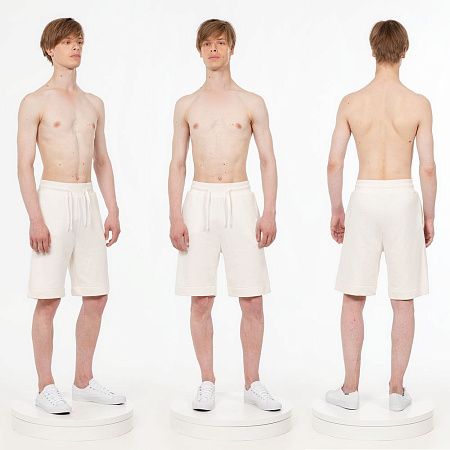 Шорты J3, молочно-белые, размер M/L