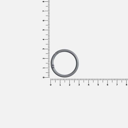 Карабин-кольцо Claus, L, серый